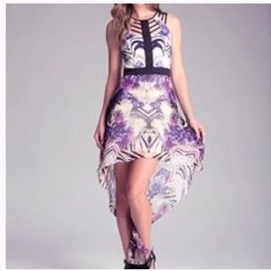 Bebe Long High Low Dress